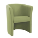Celestra single seat tub chair 700mm wide - endurance green