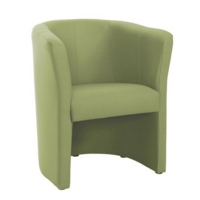 Celestra single seat tub chair 700mm wide - endurance green