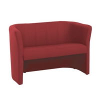 Celestra two seater sofa 1300mm wide - extent red
