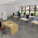 Semi circular folding leg table with white legs and curved foot rails 1600mm x 800mm - beech