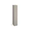 Bisley lockers with 1 door 457mm deep - grey