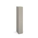 Bisley lockers with 2 doors 457mm deep - grey