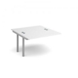 Connex add on units back to back 1200mm x 1600mm - silver frame and white top