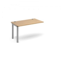 Connex add on unit single 1200mm x 800mm - silver frame and oak top