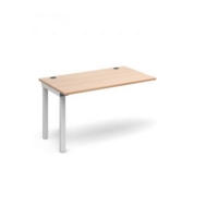 Connex add on unit single 1200mm x 800mm - white frame and beech top