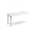 Connex add on unit single 1400mm x 800mm - white frame and white top