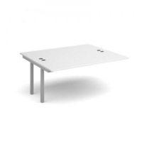 Connex add on units back to back 1600mm x 1600mm - silver frame and white top