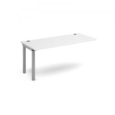 Connex add on unit single 1600mm x 800mm - silver frame and white top