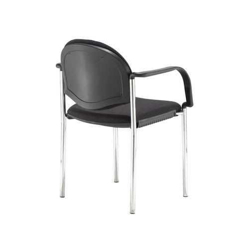 Coda multi purpose chair and with arms and black fabric