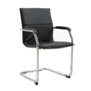 Bundle deal 4 x Essen visitors chairs with RT12 meeting table - walnut