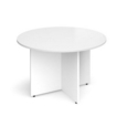Bundle deal 4 x Essen visitors chairs with RT12 meeting table - white