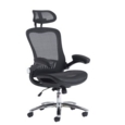 Curva high back mesh chair - black