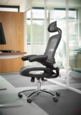Curva high back mesh chair - black
