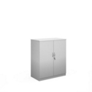 Systems double door cupboard 1200mm high - white