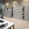 Steel contract cupboard with 3 shelves 1806mm high - green