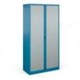 Bisley systems storage high tambour cupboard 1970mm high - blue