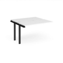 Adapt add on unit single 1200mm x 1200mm - black frame and white top