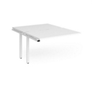Adapt add on units back to back 1200mm x 1600mm - white frame and white top