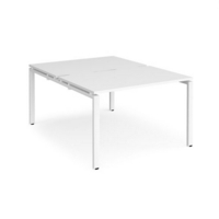 Adapt starter units back to back 1200mm x 1600mm - white frame and white top