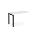 Adapt add on unit single 1200mm x 600mm - black frame and white top