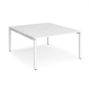 Adapt starter units back to back 1400mm x 1600mm - white frame and white top