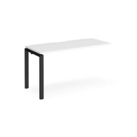 Adapt add on unit single 1400mm x 600mm - black frame and white top