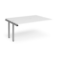 Adapt add on units back to back 1600mm x 1200mm - silver frame and white top