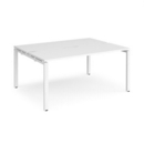 Adapt starter units back to back 1600mm x 1200mm - white frame and white top