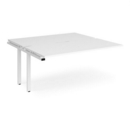 Adapt add on units back to back 1600mm x 1600mm - white frame and white top