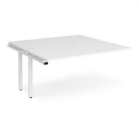 Adapt add on units back to back 1600mm x 1600mm - white frame and white top