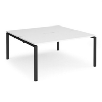 Adapt starter units back to back 1600mm x 1600mm - black frame and white top