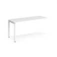 Adapt add on unit single 1600mm x 600mm - white frame and white top