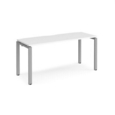 Adapt starter unit single 1600mm x 600mm - silver frame and white top