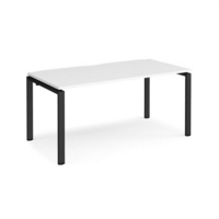 Adapt starter unit single 1600mm x 800mm - black frame and white top
