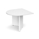 Arrow head leg radial extension table 1000mm x 1000mm - white