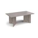 Arrow head leg rectangular boardroom table 1800mm x 1000mm - grey oak