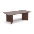 Arrow head leg rectangular boardroom table 2000mm x 1000mm - walnut