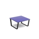 Encore modular coffee table with black sled frame