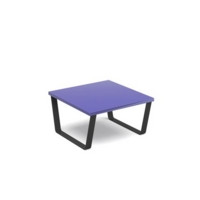 Encore modular coffee table with black sled frame