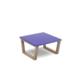 Encore modular coffee table with wooden sled frame