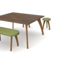 Enable worktable 3200mm x 1600mm deep with six solid oak legs and 25mm mdf top