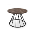 Figaro coffee table with black spiral base - made to order