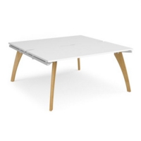 Fuze starter units back to back 1600mm x 1600mm - white frame and white top