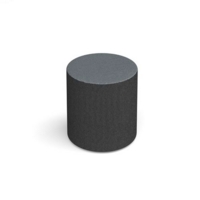 Groove modular breakout seating bubble - elapse grey body with late grey top