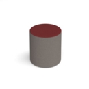 Groove modular breakout seating bubble - forecast grey body with extent red top