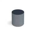 Groove modular breakout seating bubble - late grey body with range blue top
