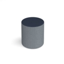 Groove modular breakout seating bubble - late grey body with range blue top