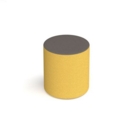 Groove modular breakout seating bubble - lifetime yellow body with forecast grey top