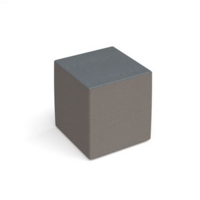 Groove modular breakout seating square - forecast grey body with late grey top