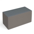 Groove modular breakout seating brick - forecast grey body with late grey top